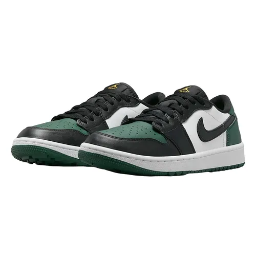 Giày Nike Trắng/Đen/Xanh Nike Air Jordan - Giày Thể Thao Nike Air Jordan 1 Low Green Toe DD9315-107 Phối Màu Xanh Đen Trắng Size 42.5 - Vua Hàng Hiệu