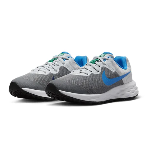 Giày Thể Thao Nike Revolution 6 Older Kids' Road Running Shoes DD1096-008 Màu Ghi Xám Size 36