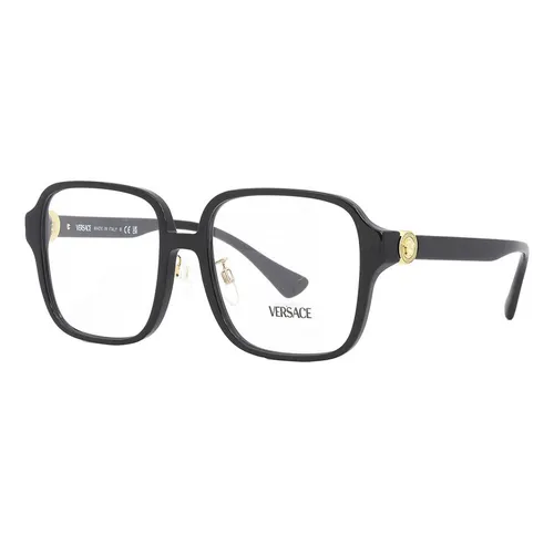 Kính Mắt Cận Nữ Versace Demo Square Ladies Eyeglasses VE3333D GB1 56 Màu Đen - Kính mắt - Vua Hàng Hiệu