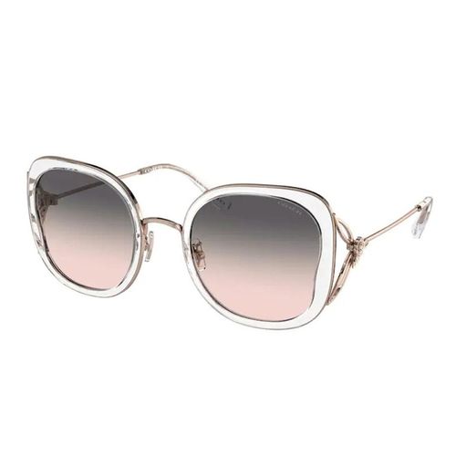 Kính Mát Coach Grey Pink Gradient Butterfly Sunglasses HC7153B 5111U8 54 Màu Xám
