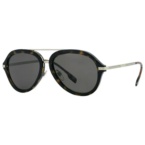 Kính Mát Nam Burberry Jude Brown Pilot Men's Sunglasses BE4377 300273 58 Màu Đen Đồi Mồi
