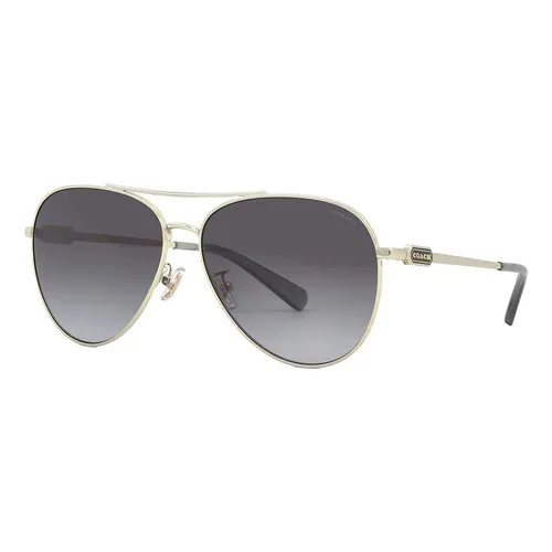 Kính mắt Coach Nam - Kính Mát Nam Coach Grey Gradient Pilot Men's Sunglasses HC7140 90058G 61 Màu Xám Gradient - Vua Hàng Hiệu