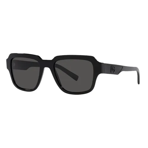 Kính Mát Nam Dolce & Gabbana D&G Dark Gray Square Men's Sunglasses DG4402F 501/87 52 Màu Đen Xám