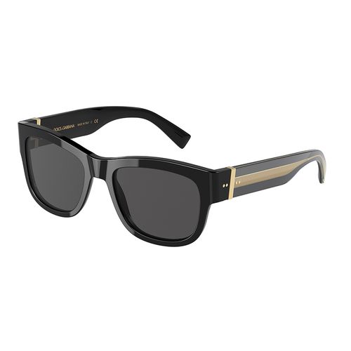 Kính Mát Nam Dolce & Gabbana D&G Dark Grey Square Men's Sunglasses DG4390 501/87 54 Màu Đen
