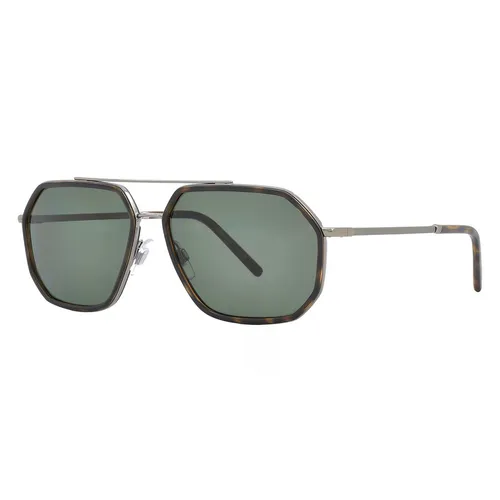 Kính Mát Nam Dolce & Gabbana D&G Polarized Green Navigator Men's Sunglasses DG2285 13359A 60 Màu Xanh