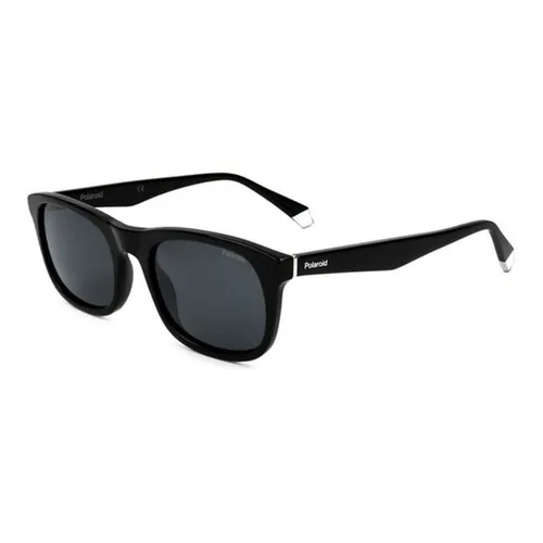 Kính mắt - Kính Mát Nam Polaroid Core Gray Rectangular Men's Sunglasses PLD 2104/S/X 0807/M9 55 Màu Đen Xám - Vua Hàng Hiệu