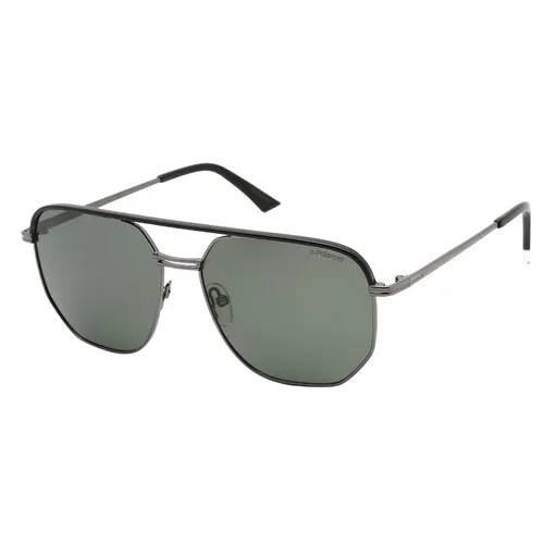 Kính mắt Polaroid Kính chống nắng/Sunglasses - Kính Mát Nam Polaroid Polarized Green Navigator Men's Sunglasses PLD 2090/S/X 0SMF/UC 58 Màu Xanh Green - Vua Hàng Hiệu