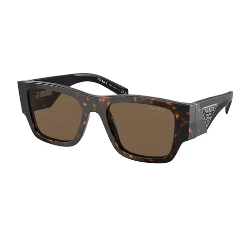 Kính Mát Nam Prada Dark Brown Square Men's Sunglasses PR 10ZS 2AU06B 54 Màu Nâu Đậm