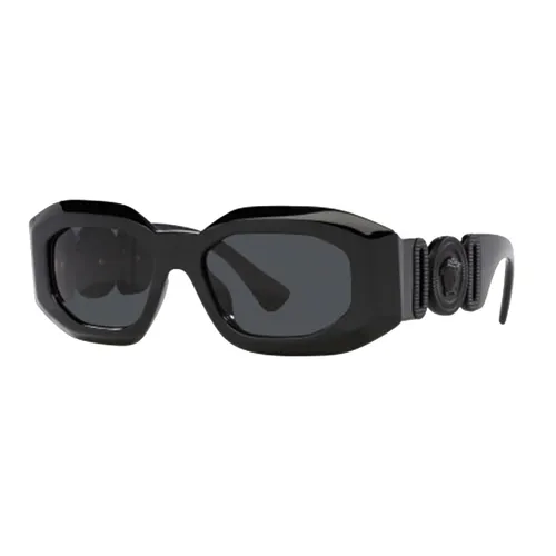 Kính Mát Nam Versace Dark Grey Irregular Men's Sunglasses VE4425U 536087 54 Màu Đen - Kính mắt - Vua Hàng Hiệu