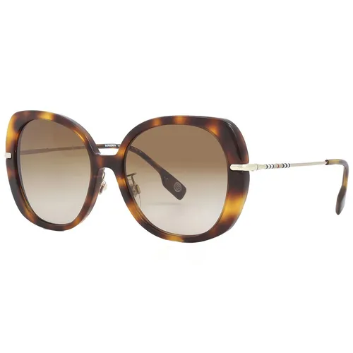 Kính Mát Nữ Burberry Eugenie Brown Gradient Butterfly Ladies Sunglasses BE4374F 331613 55 Màu Nâu Đồi Mồi