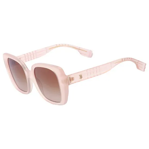 Kính Mát Nữ Burberry Helena Brown Gradient Square Ladies Sunglasses BE4371 406013 52 Màu Hồng