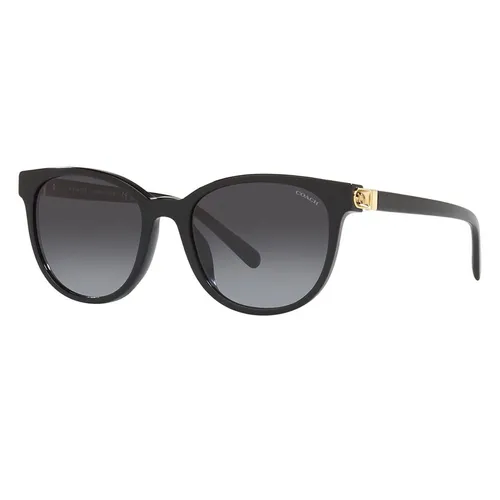 Kính Mát Nữ Coach Grey Gradient Oval Ladies Sunglasses HC8350U 50028G 54 Màu Xám Gradient