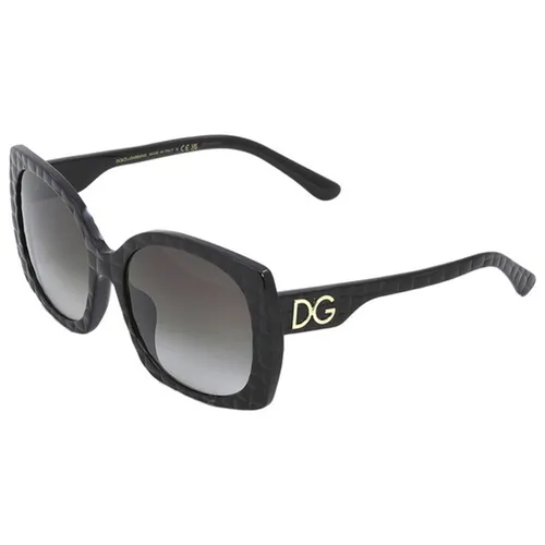 Kính Mát Nữ Dolce & Gabbana D&G Grey Gradient Butterfly Ladies Sunglasses DG4385F 32888G 58 Màu Đen Xám