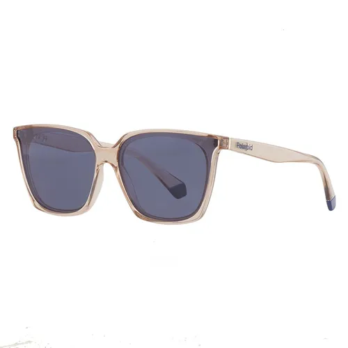 Kính mắt - Kính Mát Nữ Polaroid Core Blue Cat Eye Ladies Sunglasses PLD 6160/S 010A/C3 62 Màu Be Xanh - Vua Hàng Hiệu