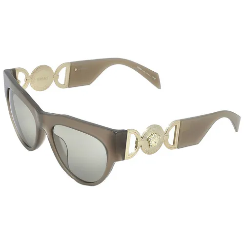 Versace - Kính Mát Nữ Versace Light Brown Cat Eye Ladies Sunglasses VE4440U 5407/3 56 Màu Nâu - Vua Hàng Hiệu