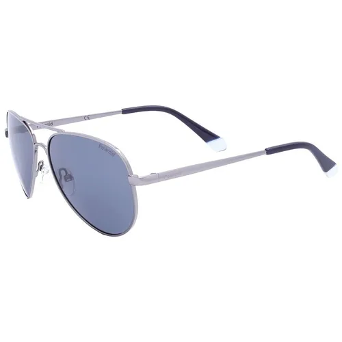 Kính mắt Polaroid Kính chống nắng/Sunglasses - Kính Mát Polaroid Core Blue Pilot Unisex Sunglasses PLD 6012/N/NEW 0V84/C3 56 Màu Xanh Blue - Vua Hàng Hiệu