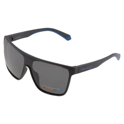 Kính mắt - Kính Mát Polaroid Core Polarized Grey Browline Sunglasses PLD 2130/S 00VK/M9 99 Màu Xám - Vua Hàng Hiệu