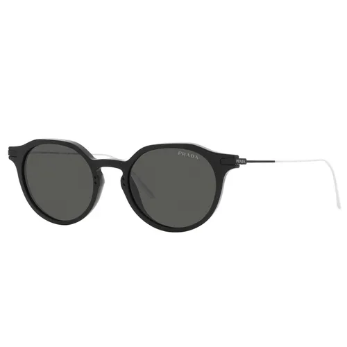 Kính Mát Prada Dark Gray Phantos Titanium Men's Sunglasses PR 12YS 1AB5S0 51 Màu Đen