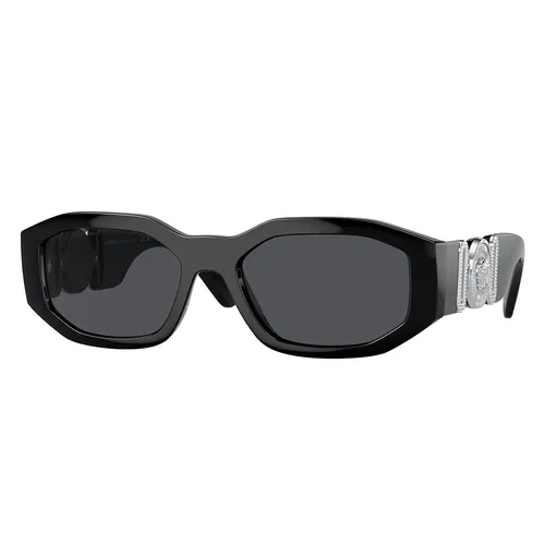 Versace Đen xám - Kính Mát Versace Dark Gray Geometric Unisex Sunglasses VE4361 542287 53 Màu Đen/Xám - Vua Hàng Hiệu