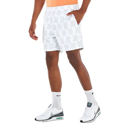 Nike Nam Xám trắng Quần shorts - Quần Short Nam Nike Repeat Woven Flow NKDV0319-100 Màu Xám Trắng Size XS - Vua Hàng Hiệu