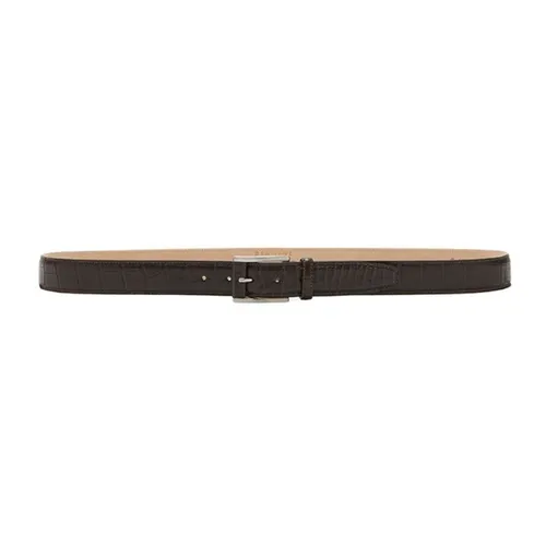 Thắt lưng Biagini - Thắt Lưng Nam Biagini Dubai Belt Dark Brow-40 Màu Nâu Đen Size 75-90 - Vua Hàng Hiệu