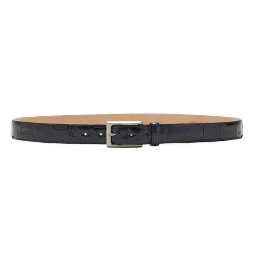 Thắt lưng Biagini - Thắt Lưng Nam Biagini Oslo Belt Dark Blue-40 Màu Xanh Blue Size 75-90 - Vua Hàng Hiệu
