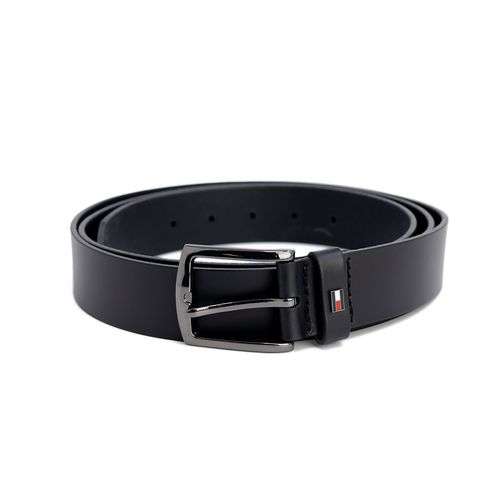Thắt Lưng Nam Tommy Hilfiger Leather Belt AM0AM10841 Màu Đen Size 90