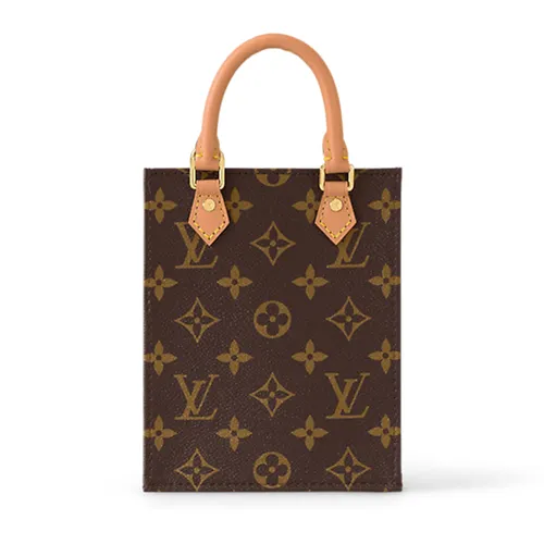 Túi Đeo Chéo Nữ Louis Vuitton LV Petit Sac Plat Bag M81295 Màu Nâu Đen - Túi xách - Vua Hàng Hiệu