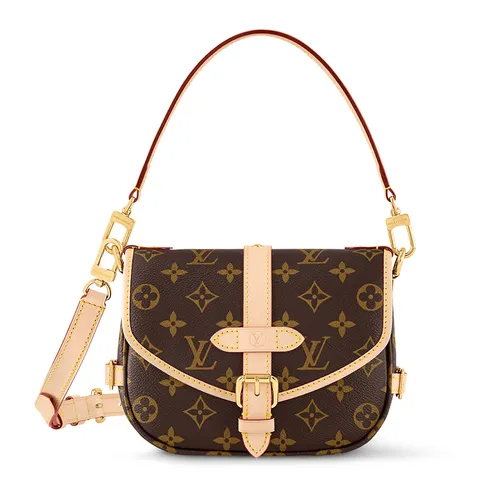 Túi Đeo Vai Nữ Louis Vuitton LV Saumur BB M46740 Màu Nâu