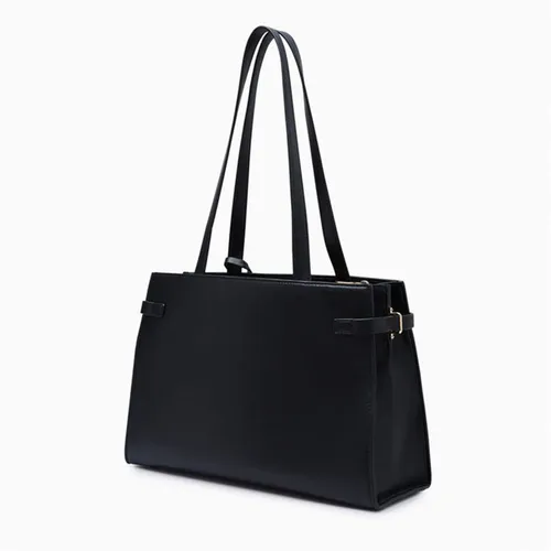 Túi Xách Nữ Lyn Re Edit Fineness Oversize Handbags LL24CBS192 Black Màu Đen