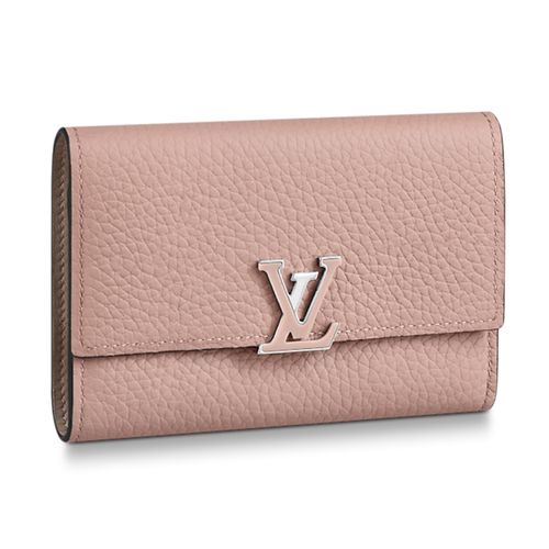 Ví Nữ Louis Vuitton LV Capucines Compact Wallet M62156 Màu Hồng