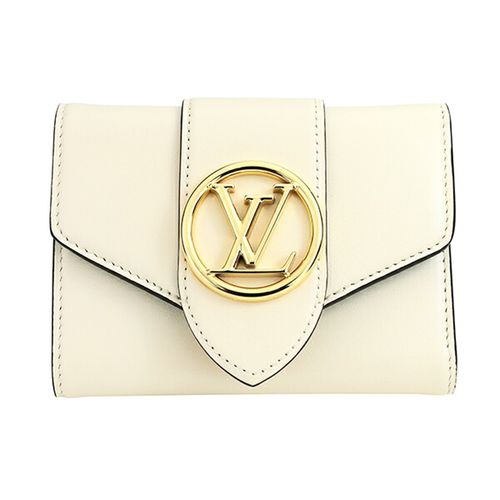 Ví Nữ Louis Vuitton LV Pont Compact Wallet White M69176 Wallet Màu Trắng Xanh