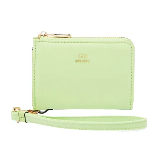 Ví Nữ Lyn Cecilla Pouch Wallets LL24CWF020 Màu Xanh Green