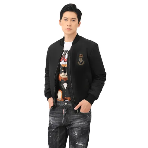 Áo Khoác Nam Dolce & Gabbana D&G Black With Logo Embroidered G9BAJZ G90A2 N0000 Màu Đen Size 48 - Thời trang - Vua Hàng Hiệu