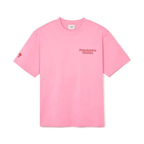 Áo Phông MLB Culsive Philadelphia Phillies 3ATSV0443-10PKN Tshirt Màu Hồng - Thời trang - Vua Hàng Hiệu