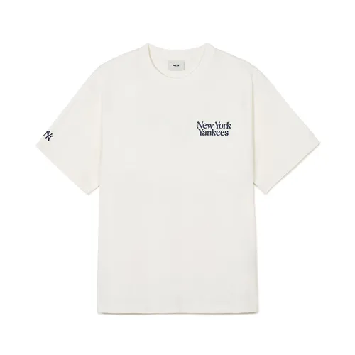 Áo Phông MLB Cultive Letter New York Yankees 3ATSV0443-50CRS Tshirt Màu Trắng - Thời trang - Vua Hàng Hiệu