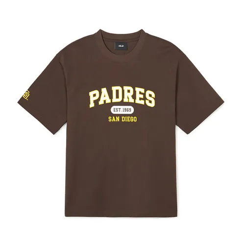 Áo Phông MLB Overfit Varsity San Diego Padres 3ATSV0243-13BRD Tshrit Màu Nâu - Thời trang - Vua Hàng Hiệu
