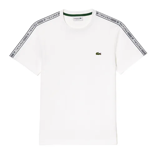 Áo Phông Nam Lacoste Men's Regular Fit Logo Stripe T-shirt TH5071-51 Màu Trắng Size 3 - Thời trang - Vua Hàng Hiệu