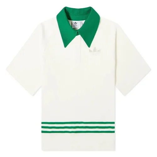Áo Polo Adidas  Adicolor 70s Knit IB2032 Màu Xanh Trắng