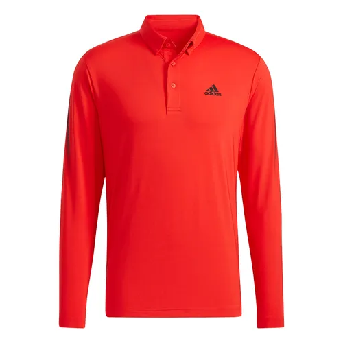 Áo Polo Dài Tay Nam Adidas Men Play Golf Aeroready 3-Stripes Shirt HA3118 Màu Đỏ Size XL