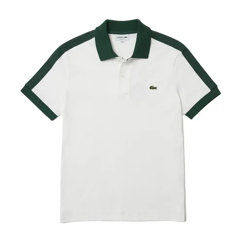 Áo Polo Nam Lacoste Men's Classic Fit Contrast Collar Polo Shirt PH9532 70V Màu Trắng Size 3