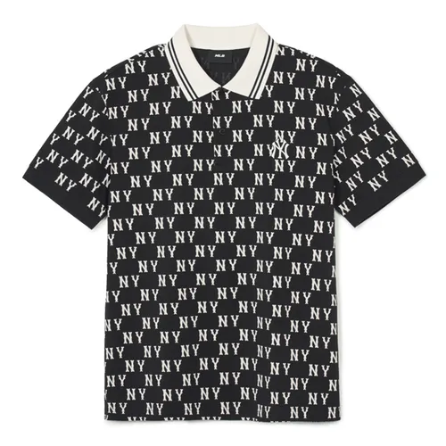 Áo Polo MLB New York Yankees Classic Monogram Front Pattern Collar Polo Shirt 3APQM0443-50BKS Màu Đen Size S - Thời trang - Vua Hàng Hiệu
