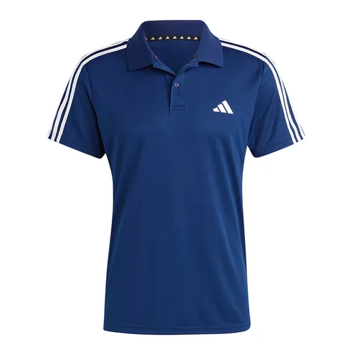 Áo Polo Nam Adidas Train Essentials Piqué 3-Stripes Training Polo Shirt IB8108 Màu Xanh Navy Size XL