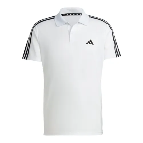 Áo Polo Nam Adidas Train Essentials Piqué 3-Stripes Training Shirt IB8109 Màu Trắng Size XL