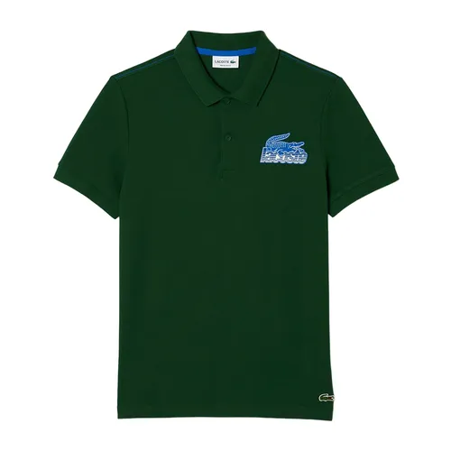 Áo Polo Nam Lacoste Cotton Mini-Piqué Polo PH5076-51 Màu Xanh Green Size 3 - Thời trang - Vua Hàng Hiệu