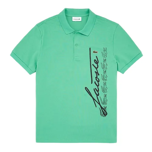 Áo Polo Nam Lacoste Men's Regular Fit Signature Cotton Piqué Polo PH2087-51 Màu Xanh Size 3 - Thời trang - Vua Hàng Hiệu