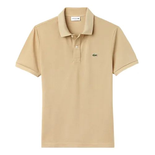 Áo Polo Nam Lacoste Men's Slim Fit Cotton Piquet Màu Nâu Nhạt Size 4 - Thời trang - Vua Hàng Hiệu