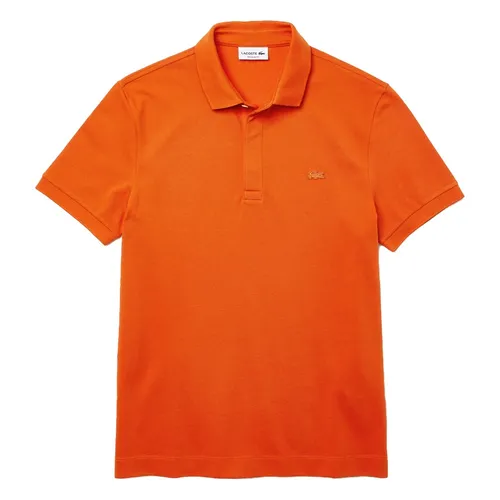 Thời trang Cam Áo Polo - Áo Polo Nam Lacoste Men's Stretch Cotton Smart Paris PH5522 Màu Cam Size 5 - Vua Hàng Hiệu