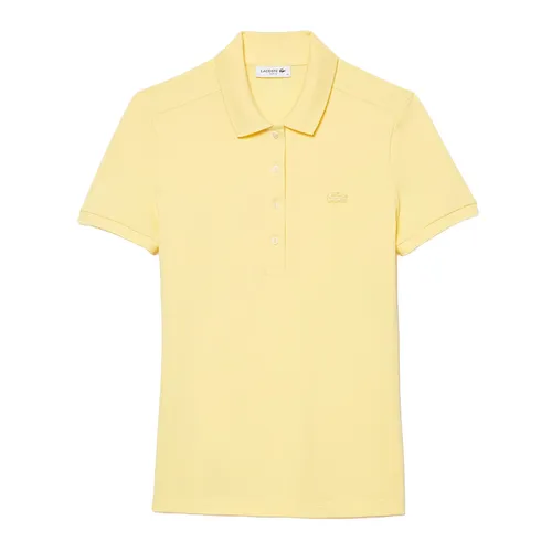 Áo Polo Nữ Lacoste Cotton Pique Slim Fit Polo Shirt PF5462 FJ Màu Vàng Size 36 - Thời trang - Vua Hàng Hiệu