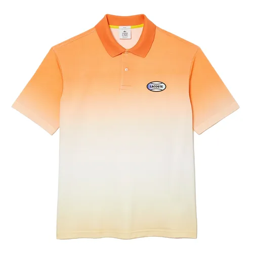Áo Polo Unisex Lacoste Live Loose Fit Gradated Print Polo Shirt DH2898 Z81 Màu Cam Size M - Thời trang - Vua Hàng Hiệu